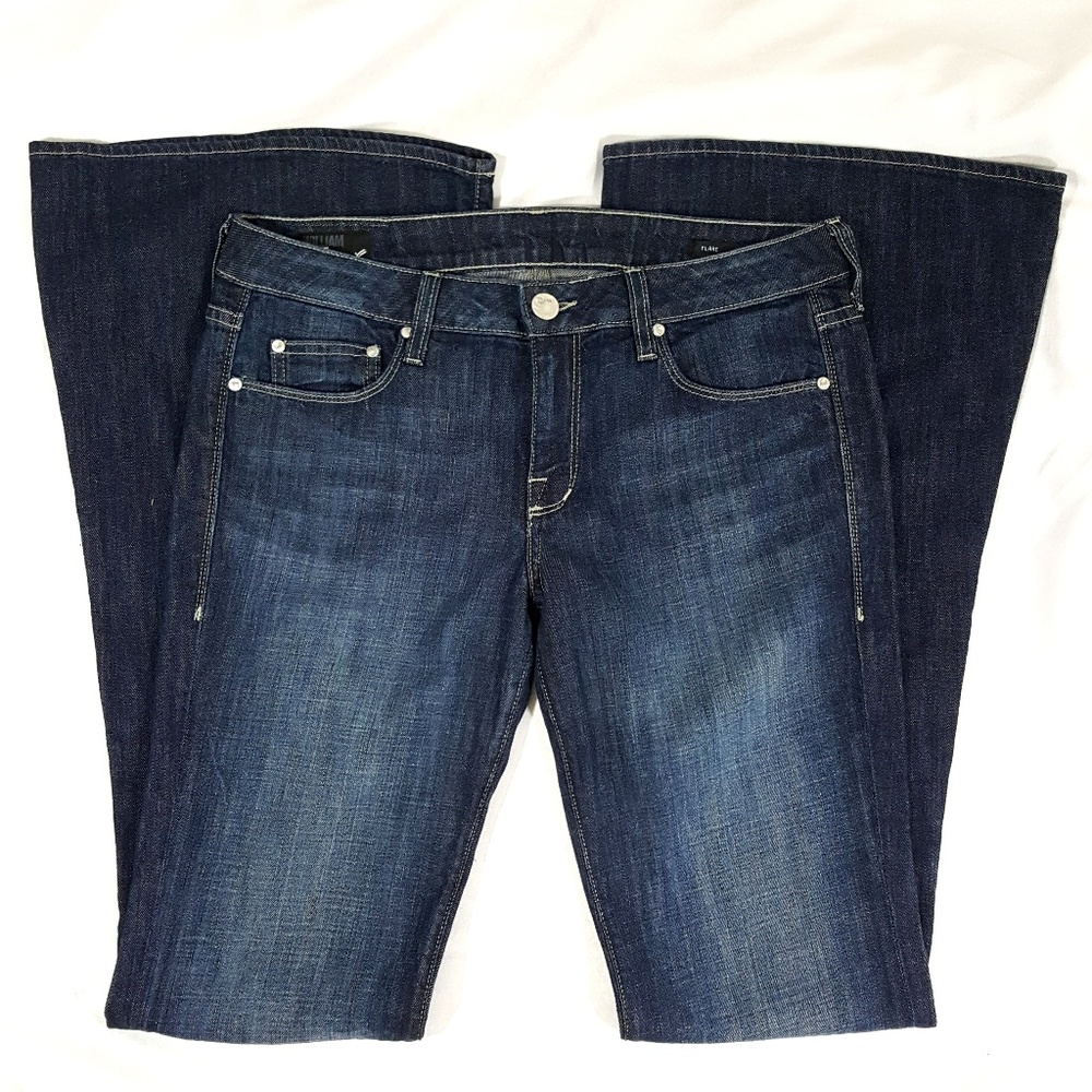 William Rast Ryley Flare Dark Wash Jeans Size 30